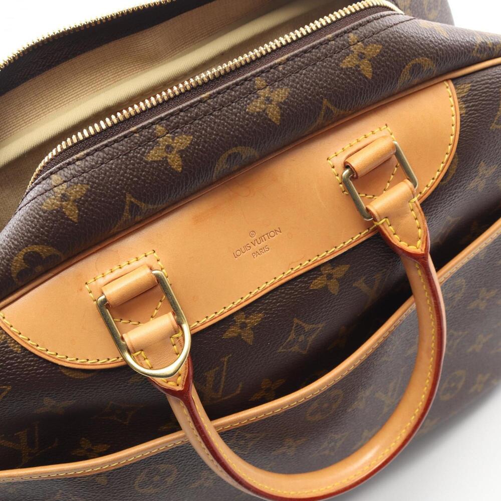 LOUIS VUITTON Brown Monogram Leather Deauville Bag - Picture 6 of 11